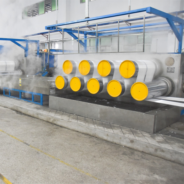 Polyester Dua Dimensi Lini Produksi Serat Stepel Hampo