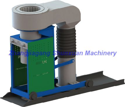 10 ton per hari jalur produksi serat stapel poliester