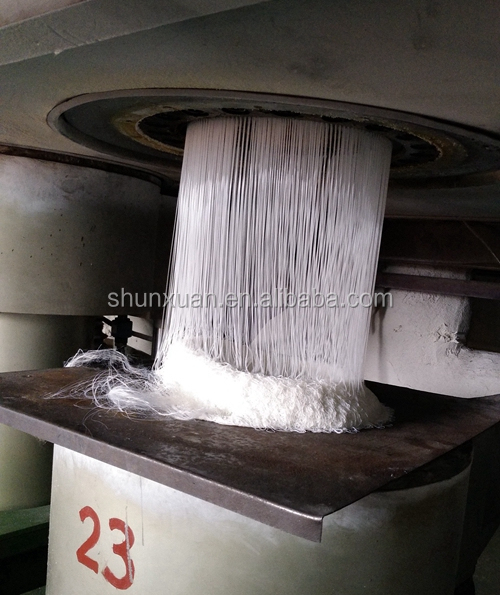Jalur produksi serat stapel poliester yang diregenerasi